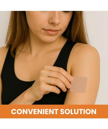 B12 Patches (Pack of 60) - 100% Natural Patch for Women and Men - Firming Energy Focus & Body Support - Enhanced Formula - Buy Online on GoSupps.com