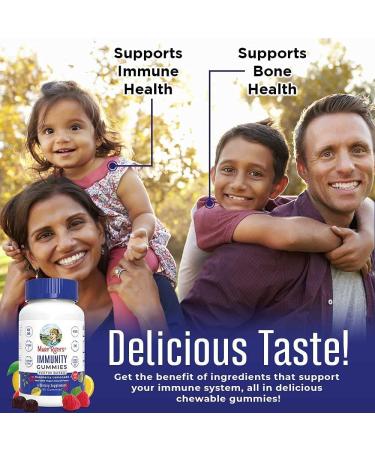 MaryRuth's Immunity Gummies 5-in-1 (Raspberry Lemonade) | Zinc, Elderberry, Vitamin C, D, Echinacea | Kids & Adults | Vegan, Non-GMO, Gluten Free | 90ct, 2 Pack - Buy Online on GoSupps.com