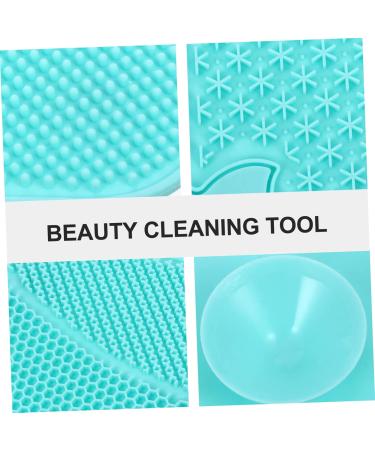Housoutil 1pc Silicone Scrub Pad Lip Brush Cleaning Mat Brush Cleaning Plate Makeup Brush Scrubber Beauty Tool Cleaning Mat Brush Cleaning Pad Cleaning Tool Hair Make up Silica Gel Cleaner 23X17cm Green - Buy Online on GoSupps.com