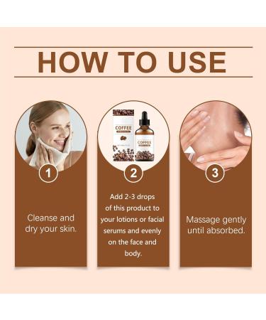 Coffee Essential Oil Organic Natural Coffee Essential Oil with Dropper for Diffuser Hair Care Face Skin Care and Body Massage Soap and Candle Making 1.05 oz - Buy Online on GoSupps.com