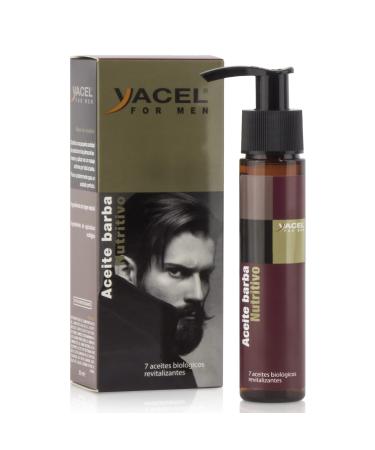 Yacel For Men | Nourishing Beard Oil | Hydrates, Nourishes and Conditions | Helps Shape Men's Beard | with 7 Organic Conditioning Oils | 50ml