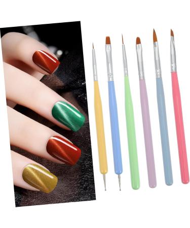 Housoutil 1 Set Nail Pen Gel Nail Brush Nail Supplies Kit Nail Painting Brushes Kit De U as De Gel Nails Supplies Builder Brush Nail Kits Nail Dotting Tool Kit Manicure Lotus Wood Nail Set 16X0.8X0.8CM Assorted Color 1 - Buy Online on GoSupps.com