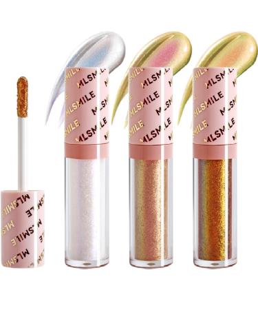 Beliky Girl Chameleon Glitter Liquid Eyeshadow Metallic and Shimmering Multi-Color Liquid Eyeshadow Long Lasting Quick Dry Holographic and Shiny