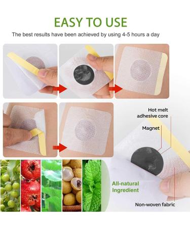 ATUIO Fat Burner Slimming Patch - 120 count - Beige, Yellow - Buy Online on GoSupps.com