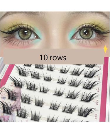 Self-adhesive false eyelashes lengthen the eye tail effect enlarge the eyes and make the eyes look segmented 1 count (Pack of 1) - Buy Online on GoSupps.com
