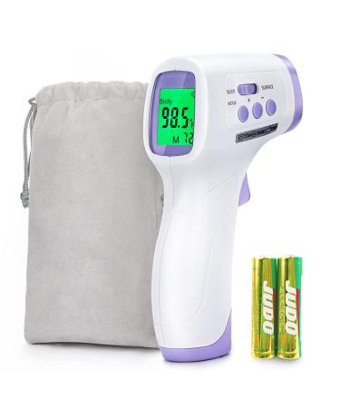 Digital Infrared Thermometer for Adults and Kids Baby Babies Forehead Thermometer Touchless Basal Thermometer No Touch Fever Instant Read Thermometers for Humans  Home  Offices  School  Shopping Mall