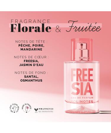 SOLINOTES Freesia Perfume for Women - Eau De Parfum | Delicate Floral and Soothing Scent - Made in France - Vegan - 1.7 fl.oz - Buy Online on GoSupps.com