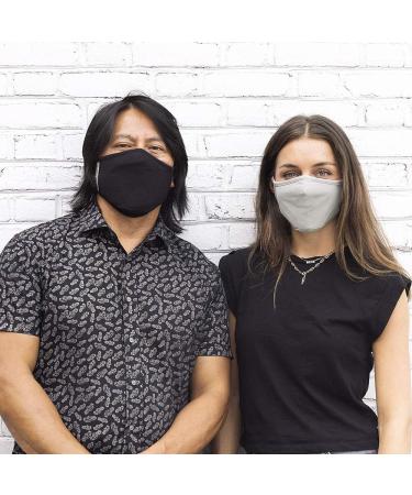 Case-Mate Safe+Mate Cloth Face Mask 3 Pack - Washable & Reusable - Adult S/M - Includes Filter - Black/Navy/Gray - Buy Online on GoSupps.com