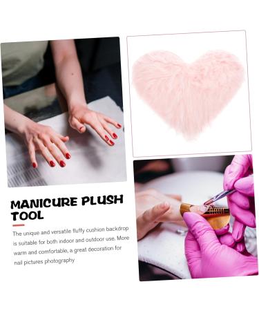 minkissy Carpet Rug Tools Nail Props Photography Background for Jewellery Photo Backdrop for Jewellery Photo Props Background Photo Tool Picture Fluffy Cushion Acrylic Long Decorate - Buy Online on GoSupps.com