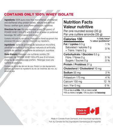 BioX Power Whey Isolate | 100% Ultra-Pure Whey Isolate Protein Powder | 30g Protein Per Serving Sugar Free Low Lactose & Low Carb Protein Powder | 26 Servings 2LB (Cookies & Cream) Cookies & Cream 26 Servings (Pack of 1) - Buy Online on GoSupps.com