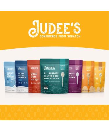 Judees Whole Egg Powder 3 lb - 100% Non-GMO, Gluten-Free & Nut-Free - Ideal for Camping & Baking - Easy Outdoor Preparations - Single Ingredient, No Additives - Pasturized - 3 Pound Pack - Buy Online on GoSupps.com