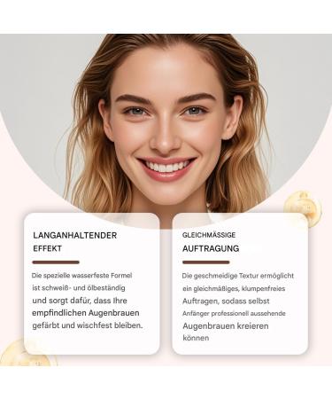  Generisch Liquid Eyebrow Pencil Sweatproof Eyebrow Pencil Fast Pigment Makeup for Women Adults Lovers Friends Mothers Wife Girls and - Buy Online on GoSupps.com