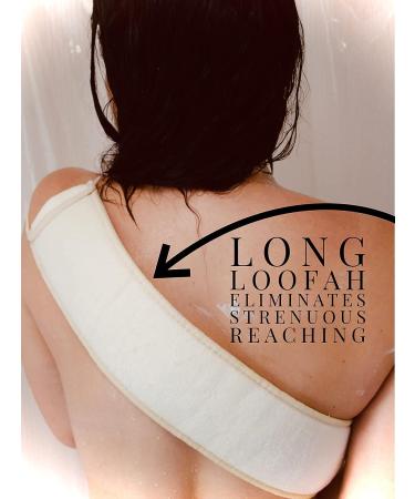 Shower Rose Flowers Bath Loofah Sponge Balls & Exfoliating Glove Set for Skin Care - Men Women Self Care - Buy Online on GoSupps.com