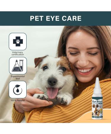 Vinsani Dog Eye Drops 30ml - Gentle Treatment for Eye Infections & Allergies, Relieve Red Eyes - Professional Eye Wash for Dogs - Buy Online on GoSupps.com