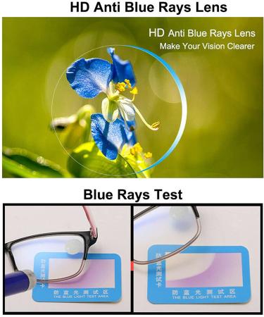 Boodream Diamond-Cut Bifocal Progressive Anti-Blue Reading Glasses (+2.00/50-55) - 2pcs - Buy Online on GoSupps.com