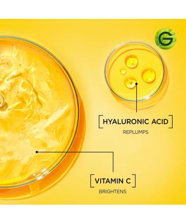 Garnier Brightening Night Vitamin-C Serum with HYALURONIC ACID Brightens & Smoothens Skin in just 3 Nights Targets Dark Spots and Dullness for All Skin Types even Sensitive Skin 30ml Night Serum - Buy Online on GoSupps.com