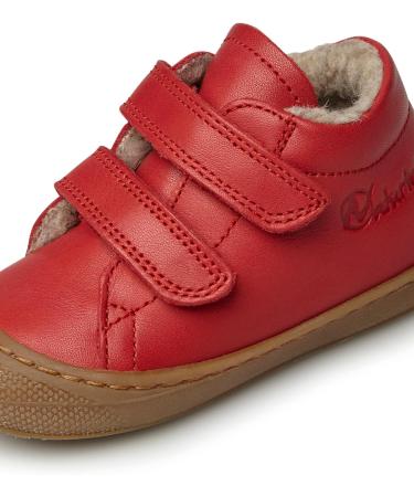 Naturino Cocoon VL Leather First-Steps Shoes - 3 UK Child - Rosso - Buy Online on GoSupps.com