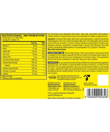 C4 Original Beta Alanine Pre-Workout Powder | Sour Batch Bros Flavor | 60 Servings | Energy Drink Supplement for Men & Women - Buy Online on GoSupps.com