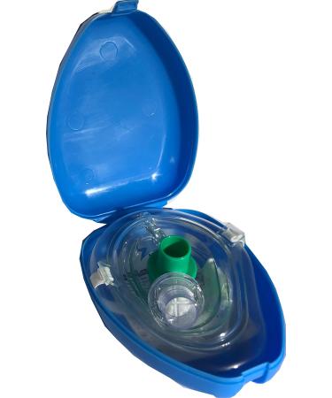 CPR Pocket Mask professional mask ventilation mask for ventilation mouth to mouth with one-way valve additional practice valve and filter