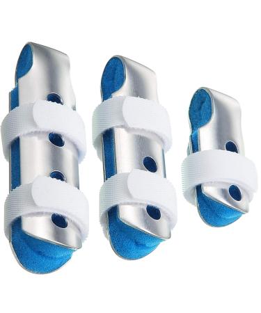 3 Pieces Finger Splint Metal Finger Support Finger Immobilizer for Adults Children Finger