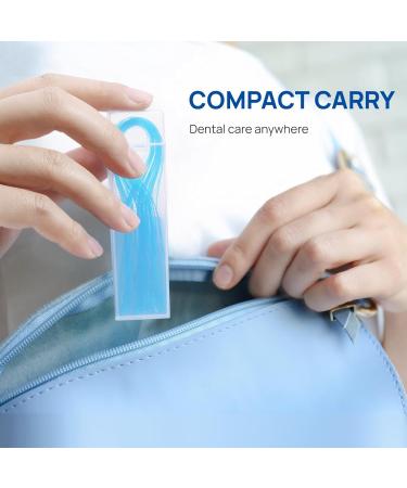 JMU 100 Count Floss Threaders Dental Floss Threader for Braces Bridges Implants Permanent Retainer 50 Count Pack of 2 50 Count(pack of 2) - Buy Online on GoSupps.com