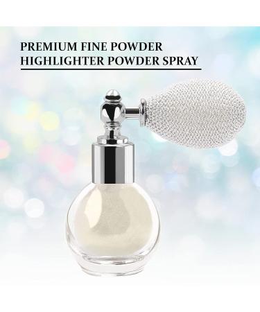 Glitter Highlighter Powder Spray - Pearl White | Shimmer & Sparkle Makeup for Face, Body & Hair - Buy Online on GoSupps.com