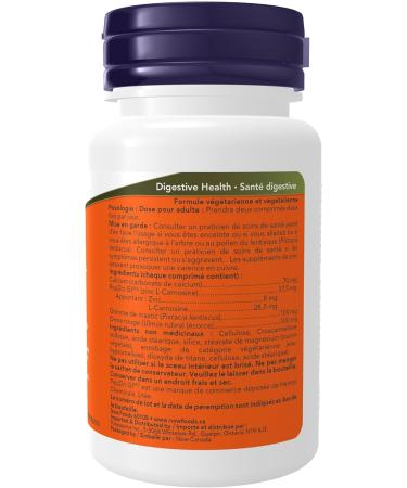 Now Foods Ulcetrol w/Zinc L-Carnosine Mastic Gum 60tab - Buy Online on GoSupps.com