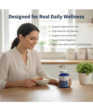 NUTRIVIBE LABS 6-in-1 Gut Health 70 Billion CFU 10 Strains Probiotics Prebiotics Postbiotics Digestive Enzymes + L-Glutamine & Zinc Supports Digestion & Immunity Delayed Release 60 Capsules - Buy Online on GoSupps.com