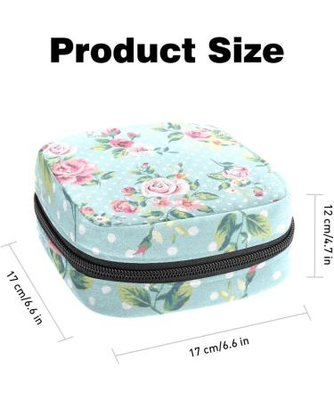 Shop Stylish Storage Bags for Women's Bandages & Menstrual Products - Vintage Pink Floral Design - Buy Online on GoSupps.com
