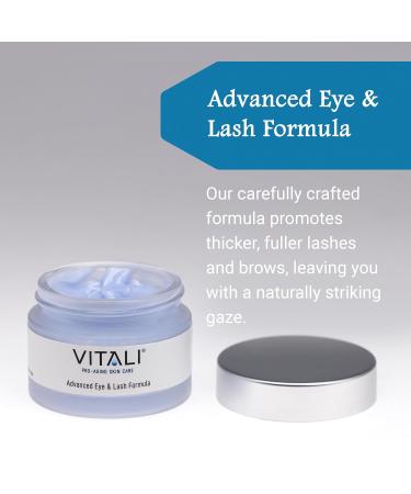 Vitali Advanced Eye & Lash Formula - Age-Defying Copper Peptide Skincare for Longer Lashes Fuller Eyebrows & Reduced Dark Circles - 2 oz - Buy Online on GoSupps.com