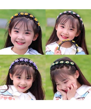 Sweet Princess Hairstyle Hairpin Set - 9pcs Double Layer Cartoon Headbands for Women & Girls - Buy Online on GoSupps.com