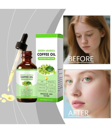  Generisch Coffee Oil for Wrinkles - 60ml - Pure and Natural Green Arabica Coffee Oil for Face Body and Hair - Anti-Puffiness and Firming Coffee Oil - Coffee Oil - Skin Care - Buy Online on GoSupps.com