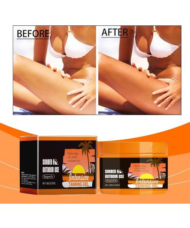 Intensive Tanning Gel Carrot Sun Intensive Tanning Luxe Gel Br Unungscreme Carrot Tanning Gel Brown Tanning Gel Natural Tanning Accelerator Cream Gel For Sunbeds & Outdoor Sun (2pc) - Buy Online on GoSupps.com