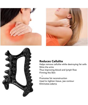 TeamSky Gua Sha Tool Drainage Face Body Ceramic Scraper Massager Cellulite Massager for Shoulder Neck Arm Calf Soreness Relief Reduce Puffiness Festive Gifts - Buy Online on GoSupps.com