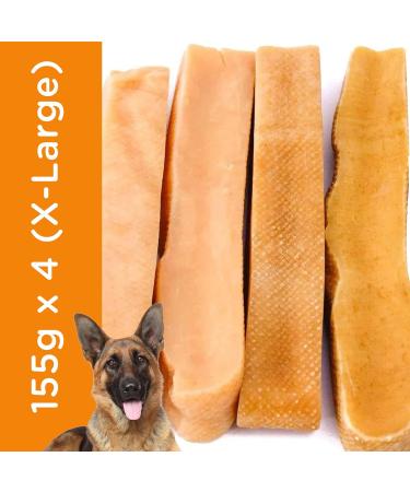 Only One Treats Yak Cheese Dog Chew for Pet s Dental Health Natural and Long-Lasting Himalayan Yak Snak for Dogs of All Ages and Sizes XLarge Himalayan Dog Chew and Puppy Teething Treats (4x155g) 4 Xlarge - Buy Online on GoSupps.com