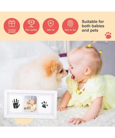 TOYESS Baby Handprint and Footprint Kit - Perfect Baby Shower Gift for Newborns & Paw Prints for Dogs - Inkless Baby Photo Frame - Buy Online on GoSupps.com