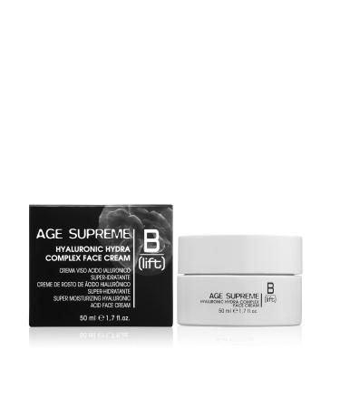 SYRIO Blift Age Supreme Hyaluronic Hydra Complex Face Cream moisturizing hyaluronic acid with hyaluronic acid low and very low weight sensitive skin made in Italy 50 ml