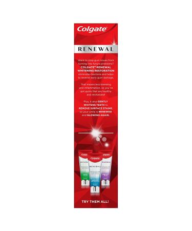 Colgate Renewal Gum Toothpaste - Gum Health and Teeth Whitening Gel (3oz, Pack of 2) - Buy Online on GoSupps.com
