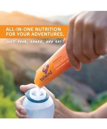 Tailwind Nutrition Endurance Fuel - Vegan Mandarin Orange Electrolyte Drink Mix | Non-GMO Gluten-Free Soy-Free Dairy-Free | 12 Pack for Hydration - Buy Online on GoSupps.com