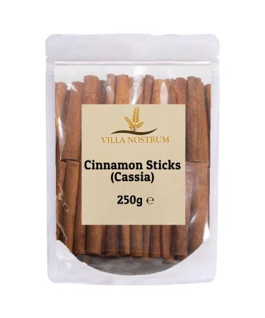 Cinnamon Sticks 8cm (Cassia) 250g by Villa Nostrum