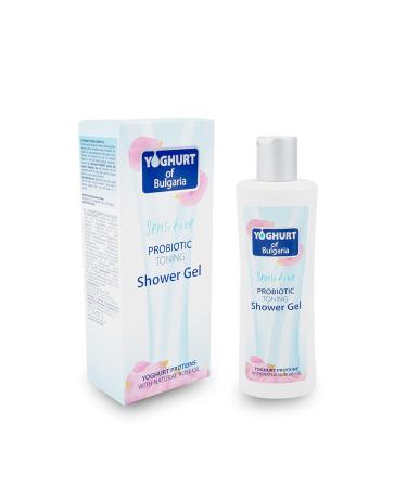 Biofresh Yoghurt of Bulgaria Probiotic Toning Shower Gel with Natural Rose Oil - 7.8 fl oz | Nourishing Hydrating International Shipping - Buy Online on GoSupps.com