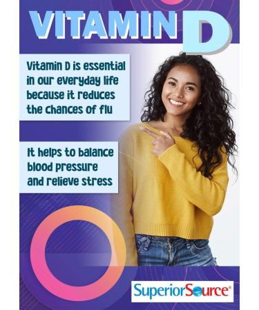 Superior Source Zinc & D3 25mg/5000IU Sublingual Tablets 60 Ct - Healthy Immune System Support, Non-GMO - Buy Online on GoSupps.com