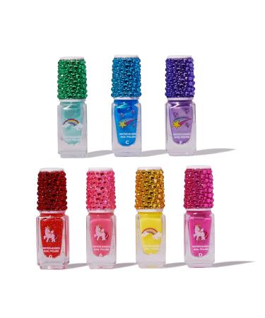Mebtmel 7Pcs Non-Toxic Water Based Nail Polishes Set for Girls | Peel-Off, Quick Dry Formula - Buy Online on GoSupps.com