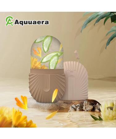 Aquuaera Ice Face Roller Ice Cube Roller for Face Facial Beauty Ice Roller Skin Care Tools De-Puff Eye Bags Reduce Migraine Pain(Brown) Shell-brown - Buy Online on GoSupps.com