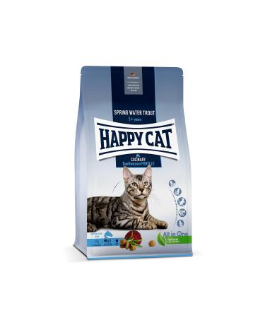Happy Cat 70564 - Culinary adult spring water trout - dry food for adult cats and hangover - 10 kg content trout 10 kg (1 Pack)