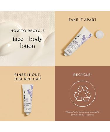 Buy Honest Company Calming Lavender Face & Body Lotion 8.5 oz - Soothing Hydration - Buy Online on GoSupps.com