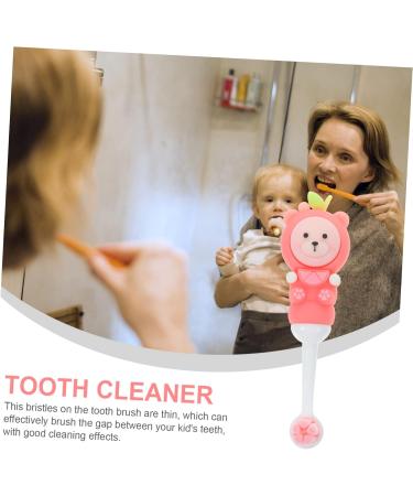 Fomiyes Soft Bristle Children's Toothbrush - 2 Pack Training Toothbrush for Babies & Kids - Travel-Friendly Pink Toothbrushes - Buy Online on GoSupps.com
