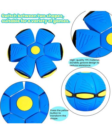 Yeahboom UFO Magical Flying Saucer Ball - Ultimate Dog Frisbee & Outdoor Toy for Dogs - Green - Buy Online on GoSupps.com