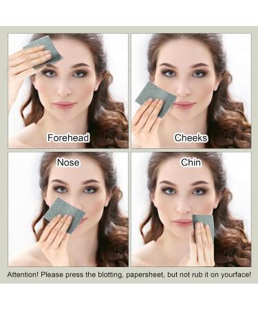 Sibba Natural Oil Blotting Sheets - 400 Counts Portable Bamboo Charcoal Facial Oil Control & Makeup Refresher - Ideal for Travel & Clean Skin - Buy Online on GoSupps.com