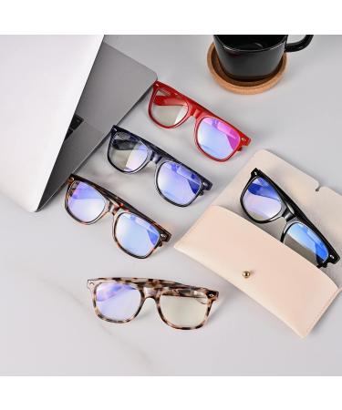 Abejojo Oversized Reading Glasses for Women & Men - Blue Light Blocking UV Protection Anti-Glare Tortoise Design 0.5 Dioptria - Buy Online on GoSupps.com